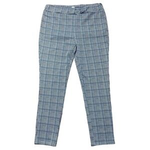 Black White Plaid Skinny Pants